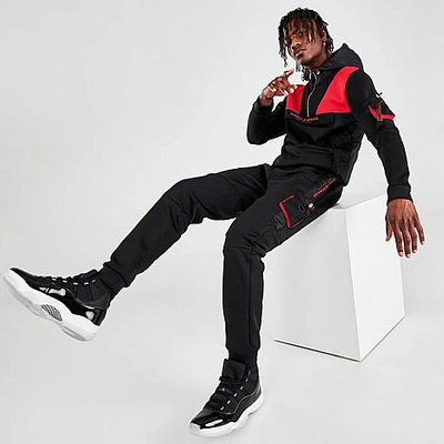 Supply And Demand Men's Flex Jogger Pants In Black/red/white