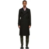 BURBERRY BLACK CHELSEA HERITAGE LONG TRENCH COAT