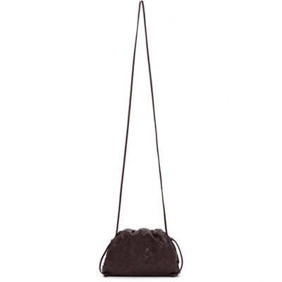 Bottega Veneta Women's Mini Intrecciato Leather Pouch Clutch In Black