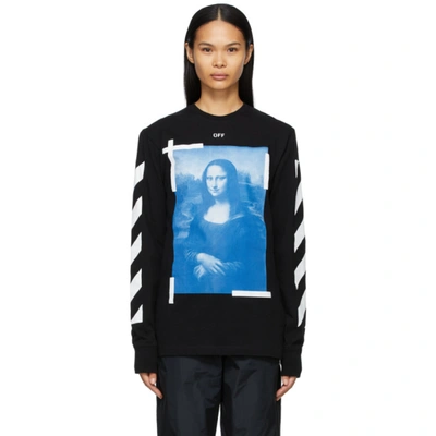 Off-white Black Mona Lisa Long Sleeve T-shirt