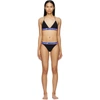 Off-white Triangle Logo Bikini Set In Black