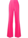 ALICE AND OLIVIA HIGH-RISE FLARED TROUSERS