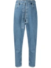 3X1 BELTED TAPERED JEANS