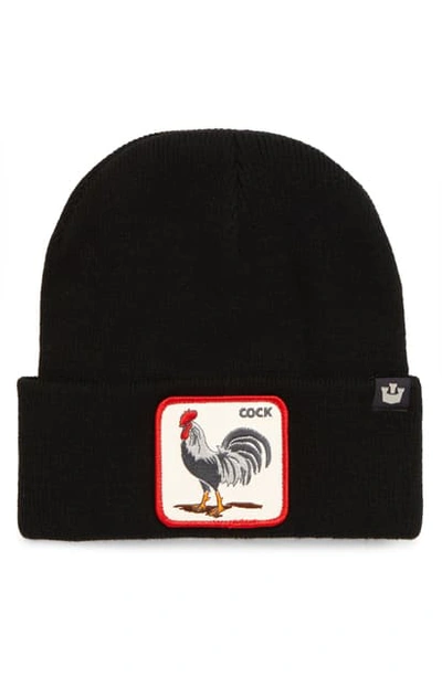 Goorin Bros Winter Bird Patch Beanie In Black