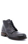 Bed Stu Bradley Plain Toe Boot In Graphite Dip Dye