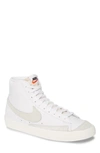 Nike Blazer Mid '77 Vintage Sneaker In White/ Light Bone/ Sail