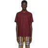 BURBERRY BURGUNDY EDDIE POLO