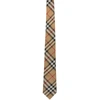 Burberry Modern Cut Vintage Check Silk Tie In Brown