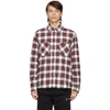 Off-white Red & White Flannel Check Shirt In Red/white/black