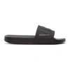 VALENTINO GARAVANI BLACK VALENTINO GARAVANI 'VLTN' SLIDES