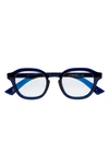 THE BOOK CLUB FAN OF SEEN LABELS 47MM BLUE LIGHT BLOCKING READING GLASSES,TBC202310320