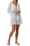 MELISSA ODABASH CORINA COTTON EYELET COVER-UP DRESS,CORINA