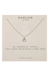 NASHELLE NASHELLE INITIAL CHARM NECKLACE,HBC24.O.S