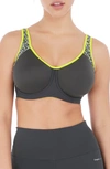 Freya Sonic High Impact Underwire Sports Bra In Lime Twist