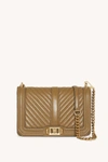 REBECCA MINKOFF CHEVRON QUILTED JUMBO LOVE CROSSBODY