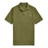 Polo Ralph Lauren Mesh Polo Shirt In Supply Olive/c2226