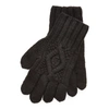 Polo Ralph Lauren Hand-knit Cable Cashmere Gloves In Polo Black