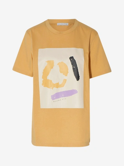 Rejina Pyo Yellow Cotton T-shirt