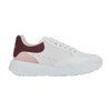 Alexander Mcqueen Multicolor Leather Court Low-top Sneakers In Op Whi Ro Qua Wine
