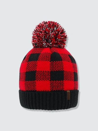 Pudus Beanie Winter Hat | Lumberjack Red
