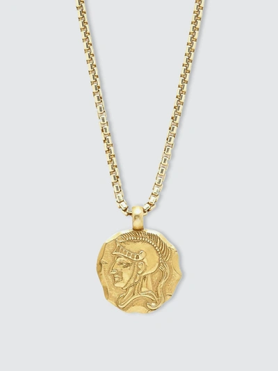 Degs & Sal Gold Spartan Necklace