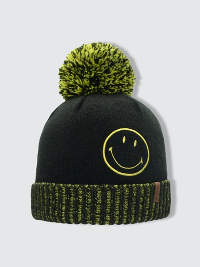 Pudus Smiley® X  Winter Beanie Hat | Black