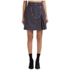 ALBERTA FERRETTI ALBERTA FERRETTI BELTED PLAID MINI SKIRT