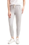 Splendid Super Soft French Terry Joggers In Heather Grey