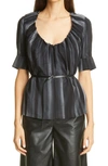 ALTUZARRA NIKA CREPE DE CHINE BLOUSE,121-4008 BSP008