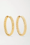 Anita Ko Zoe 18-karat Gold Hoop Earrings In Gold