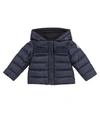 MONCLER BABY ATINA连帽羽绒夹克,P00531574