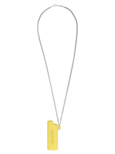 Ambush Lighter Case Unisex Necklace In Yellow
