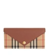 BURBERRY VINTAGE CHECK CONTINENTAL WALLET,14696263