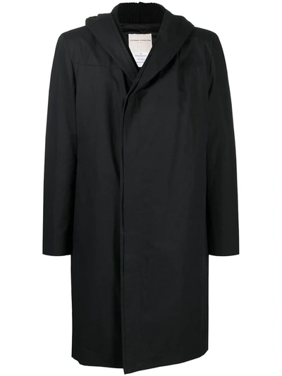 Stephan Schneider Oversized Hooded Coat In Blue