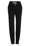 Jason Scott Frankie French Terry Zip Ankle Joggers In Black