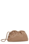 Mansur Gavriel Cloud Mini Croc-embossed Clutch Bag In Biscotto