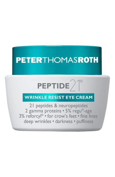 Peter Thomas Roth Unisex Peptide 21 Wrinkle Resist Eye Cream 0.5 oz Skin Care 670367013489