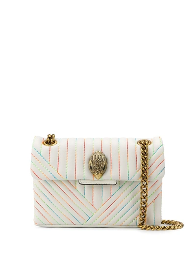 Kurt Geiger Kensington V Mini Cross-body Bag In White