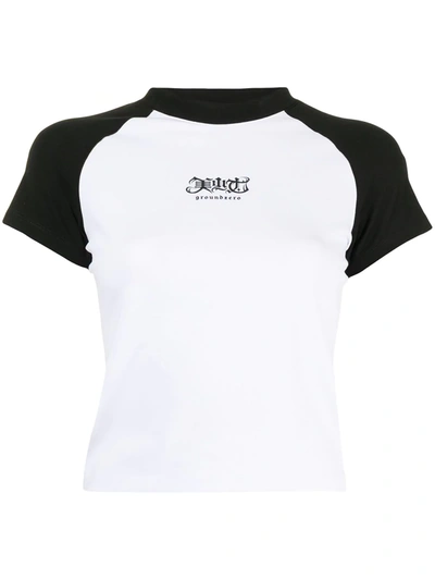 Ground Zero Logo-print T-shirt In White