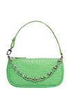 BY FAR MINI CROCO EMBOSSED BAG,21CRMIRAGSDSMA GRASS GS