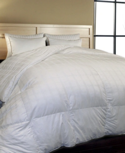 Blue Ridge 500 Thread Count Windowpane Duraloft Down Alternative Twin Comforter In White