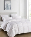 Blue Ridge Duraloft Down Alternative 500 Thread Count Windowpane Comforter, Full/queen In White