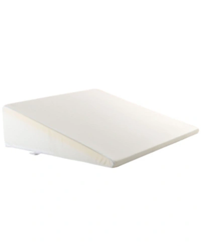 Cheer Collection Bed Wedge Pillow, 25" X 25" In White