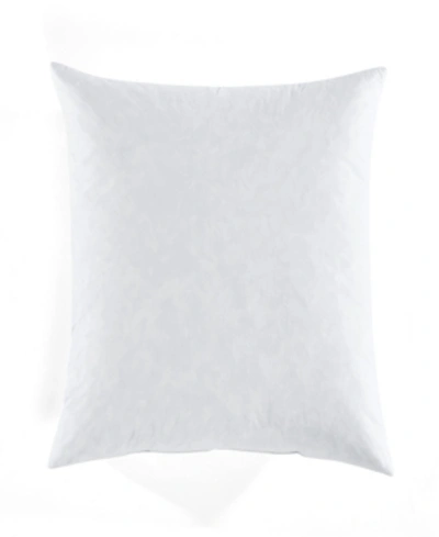 Lush Decor Feather Down In Cotton Cover Decor Single Pillow Insert, 21" X 21" In White