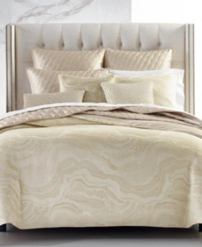 Hotel Collection Moonstone Duvet Cover, Full/queen, Created For Macy's Bedding In Gold