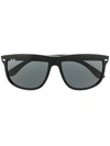 Ray Ban D-frame Sunglasses In Schwarz