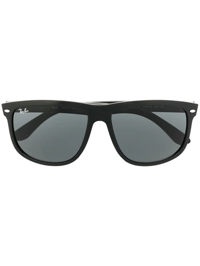 Ray Ban D-frame Sunglasses In Schwarz