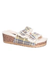 DIRTY LAUNDRY WOMEN'S TIME OUT COZY WEDGE SLIDES WOMEN'S SHOES