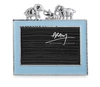 MICHAEL ARAM ELEPHANT 4X6" BLUE FRAME