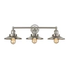 Elk Lighting English Pub 3 Light Vanity In Satin Nickel In Silver
